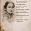 Semangat Raden Ajeng Kartini: Dari Gelap Menuju Terang untuk Generasi Masa Kini
