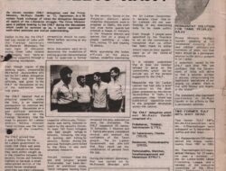ENLF Bertemu Rajiv: Persatuan dan Semangat Revolusi dalam Perjuangan Tamil